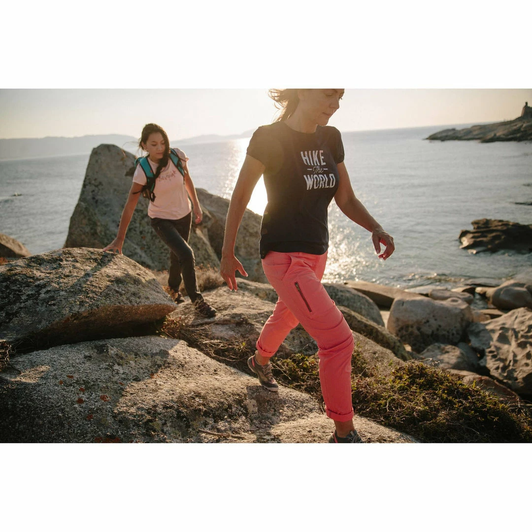 Quechua Women's Nature Hiking T-Shirt Techtil 100