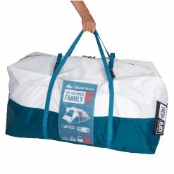 Hiking Clothing Quechua Air Seconds Fresh & Black, Inflatable Waterproof Family Camping Tent, 6 Person 2 Room