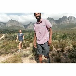 Quechua Hiking Clothing Men's Hiking Short-Sleeved Shirt Arpenaz 100