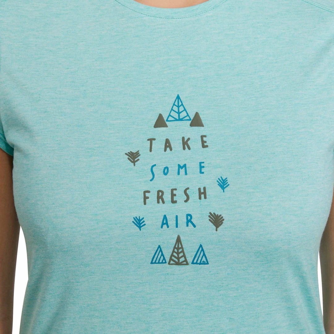 Quechua Women's Nature Hiking T-Shirt Techtil 100