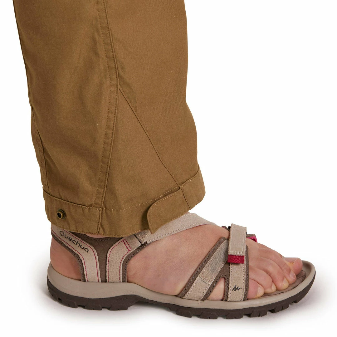 Forclaz Women's Travel Backpacking Pants Arpenaz 500 Hiking Clothing