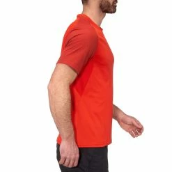 Hiking Clothing Quechua Tech Fresh 100, Short-sleeved Hiking T-Shirt, Men's