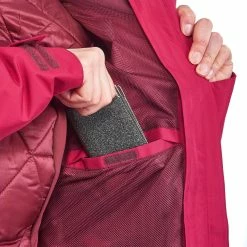 Forclaz Hiking Clothing Women's Travel Backpacking 3-in-1 Jacket RainWarm 500