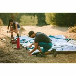 Decathlon Quechua Camping Double Action Hand Pump W/ Gauge Max 7PSI