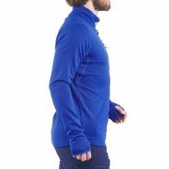 Quechua Hiking Clothing Men's Snow Hiking Long-Sleeve T-Shirt Forclaz 500