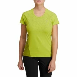Quechua Women's Hiking Short-Sleeve T-Shirt Techfresh 100 Hiking Clothing