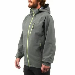 Quechua Hiking Clothing Mens Hiking Waterproof Rain Jacket Forclaz 400