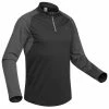 Hiking Clothing Quechua SH100 Warm, Long-Sleeved Warm Hiking T-Shirt, Men's