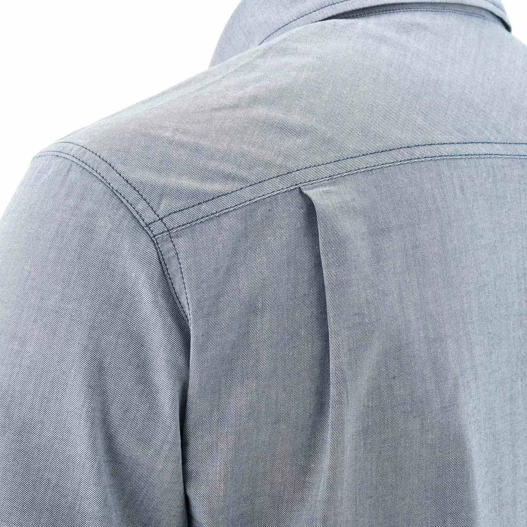 Forclaz Hiking Clothing Men's Travel Backpacking Long-Sleeved Shirt Arpenaz 100