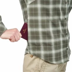 Forclaz Hiking Clothing Women's Travel Backpacking Warm Long-Sleeved Shirt Travel 100