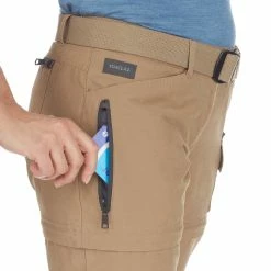 Forclaz Hiking Clothing Women's Travel Backpacking Zip-Off Pants Travel 500
