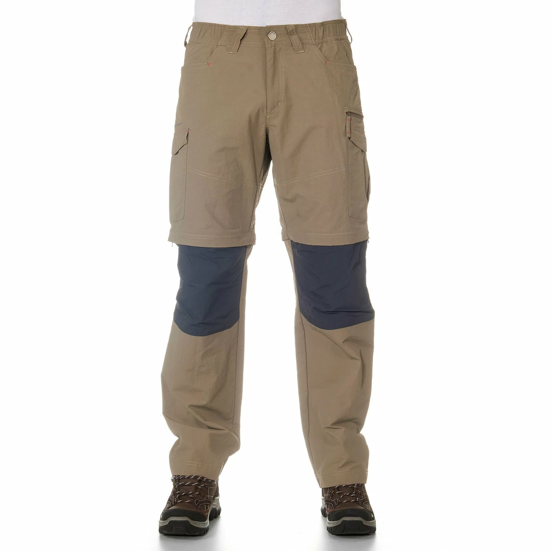 Hiking Clothing Men's Backpacking Zip-Off Pants Forclaz 100