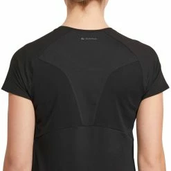 Quechua Women's Hiking Short-Sleeve T-Shirt Techfresh 100 Hiking Clothing