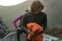 Forclaz Men's Long-Sleeved T-Shirt Wool Travel 500