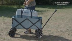 Quechua, All-Terrain Transport Cart For Camping Equipment Hiking Clothing