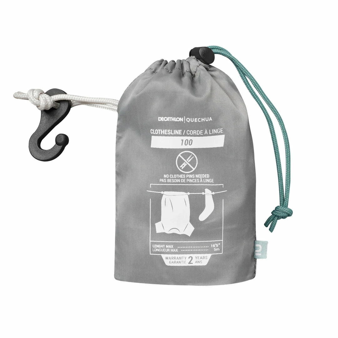 Quechua, 16'5" Camping Clothesline