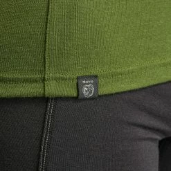 Forclaz Trek 500, Zip Long Sleeved Merino Wool Hiking T-Shirt, Men's