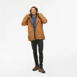 Forclaz Travel 500, 14°F 3-in-1 Waterproof Backpacking Jacket, Men's Hiking Clothing