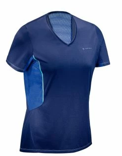 Quechua 100, Short-Sleeved Hiking T-Shirt, Women's Hiking Clothing