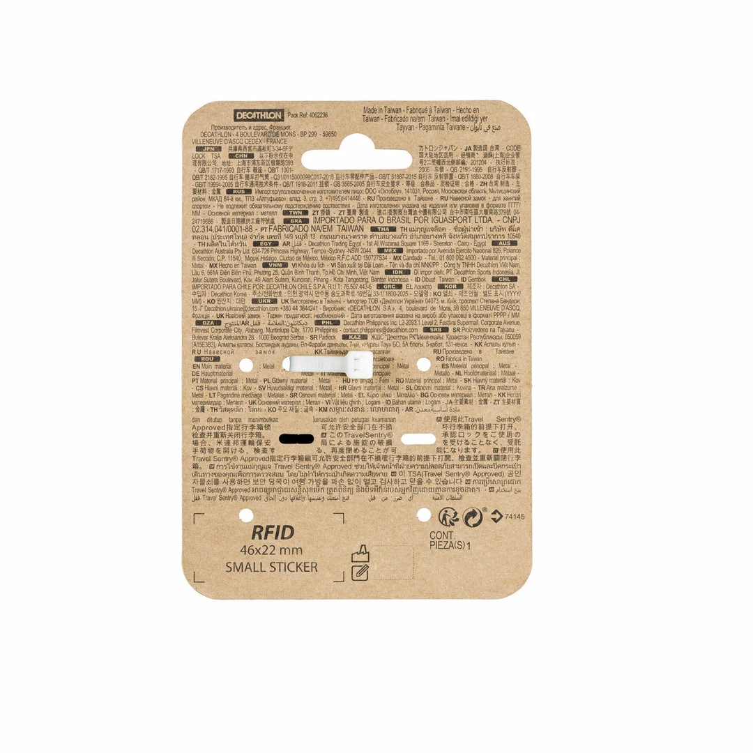 Forclaz, TSA Code Padlock