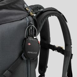 Forclaz, TSA Approved Retractable Hiking Padlock Hiking Clothing