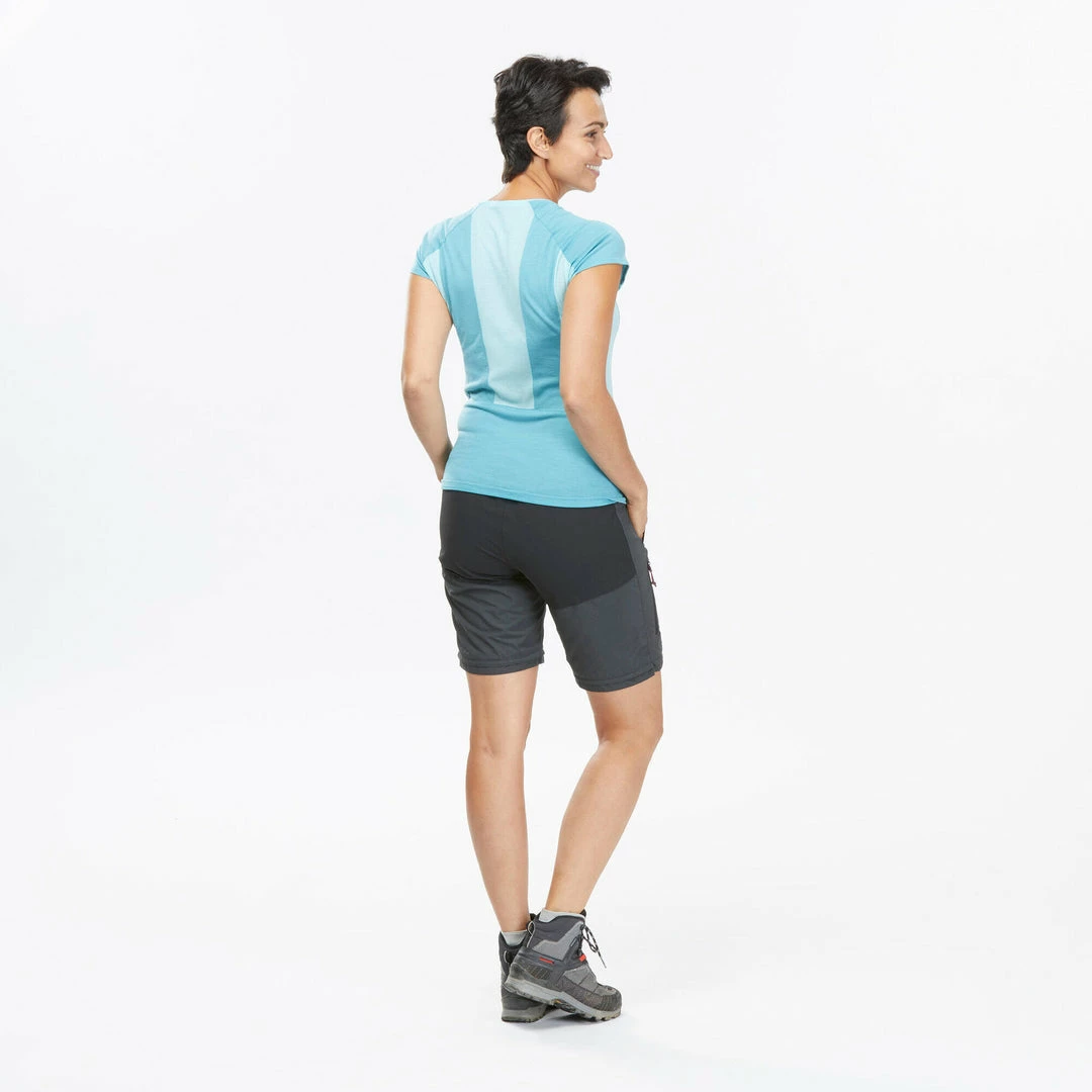 Forclaz Trek 100, Convertible Backpacking Pants, Women's Hiking Clothing