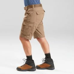 Forclaz Travel 100, Hiking Cargo Shorts, Men's