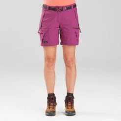 Hiking Clothing Forclaz Trek 500, Backpacking Shorts, Women's