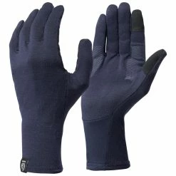 Forclaz Trek 500, Merino Wool Hiking Liner Gloves, Adult