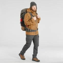 Forclaz Travel 500, 14°F 3-in-1 Waterproof Backpacking Jacket, Men's Hiking Clothing