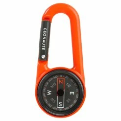 Decathlon Hiking Clothing Geonaute 50, Compact Snap-Hook Orienteering Compass