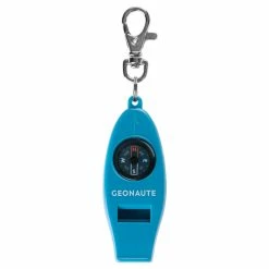 Geonaute 4-in-1 Survival Tool With Whistle Compass Thermometer And Magnifying Glass Hiking Clothing