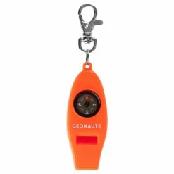 Geonaute 4-in-1 Survival Tool With Whistle Compass Thermometer And Magnifying Glass Hiking Clothing