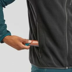 Hiking Clothing Quechua MH120, Fleece Hiking Vest, Men’s