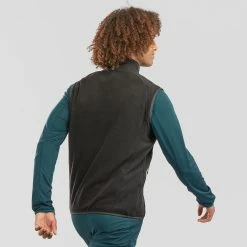 Hiking Clothing Quechua MH120, Fleece Hiking Vest, Men’s
