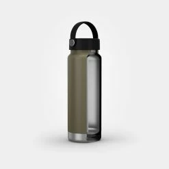 Quechua, Double Wall Insulated Wide Mouth Stainless Steel Water Bottle, 25oz