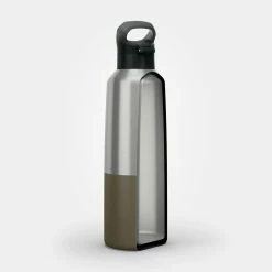 Quechua MH500, Isothermal Double Wall Stainless Steel Hiking Water Bottle, 34oz Hiking Clothing