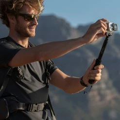 Hiking Clothing Rockrider Co-Nect, Telescopic Pole For Sports Cameras