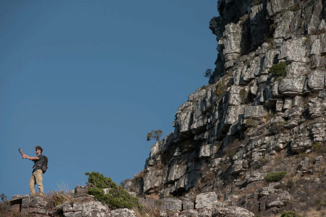 Hiking Clothing Rockrider Co-Nect, Telescopic Pole For Sports Cameras