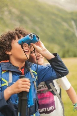 Quechua MH B100, Adjustment-Free X6 Magnification Hiking Binoculars, Kids' Hiking Clothing