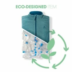 Hiking Clothing Quechua MH100, Eco-Designed Hiking Fleece, Women's