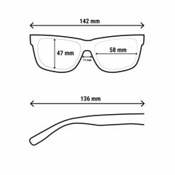 Quechua Hiking Clothing MH120, Polarized Category 3 Hiking Sunglasses