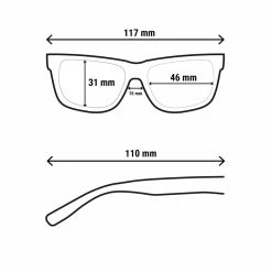 Quechua MH K120, Category 4 Hiking Sunglasses, Kids' Hiking Clothing