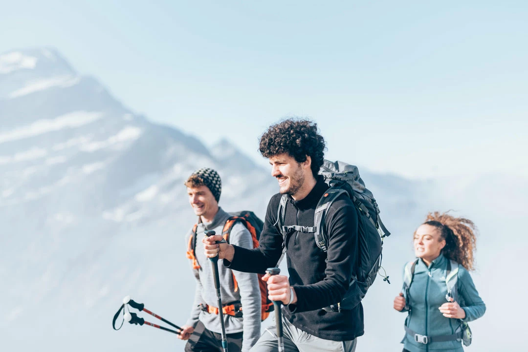 Hiking Clothing Quechua MH100, Eco-Designed Hiking Fleece, Men's