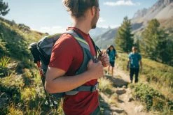 Quechua MH100, Short Sleeved Hiking T-Shirt, Men's