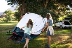 Hiking Clothing Quechua 2 Second Fresh & Black, Waterproof Pop Up Camping Tent, 3 Person