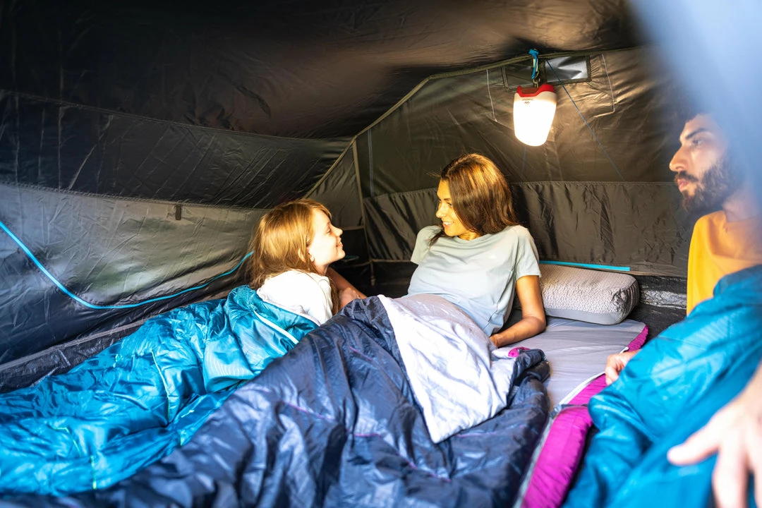 Quechua 2 Second Fresh & Black, Waterproof Pop Up Camping Tent, 3 Person