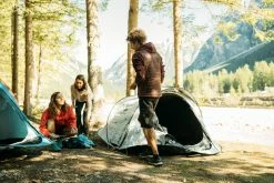 Quechua 2 Second Fresh & Black, Waterproof Pop Up Camping Tent, 2 Person Hiking Clothing