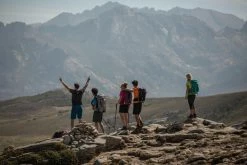 Quechua Hiking Clothing Men's Tech FRESH 50 Long-Sleeved Hiking T-Shirt Orange