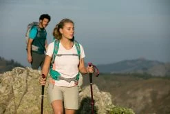 Quechua Forclaz 50 Women's Hiking Shorts - Dark Pink